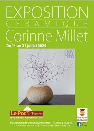 Exposition juillet 2025 Corinne Millet au Pot à l'Envers