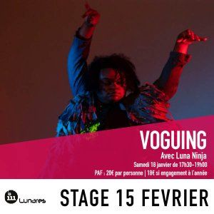  Stage de Voguing avec Luna Ninja 