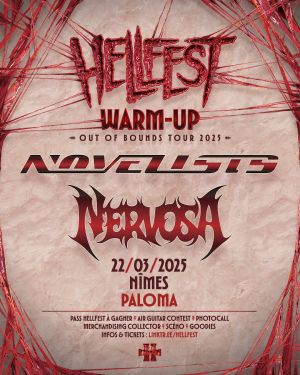CONCEERT - HELLFEST WARM-UP 2025 : NERVOSA + NOVELISTS + EIGA
