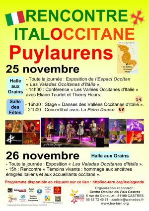 Rencontre ItalOccitane à Puylaurens