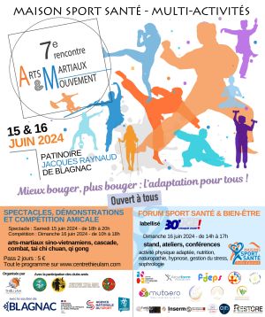 7ème Rencontre des Arts Martiaux et du Mouvement – 15 & 16 juin 2024