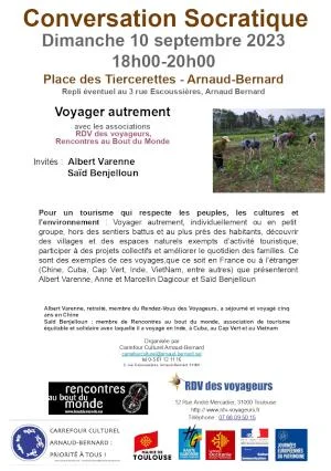 Voyager autrement : Conversation Socratique 