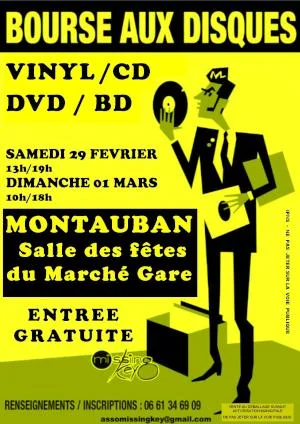 bourse aux disques Vinyl, CD, DVD et BD