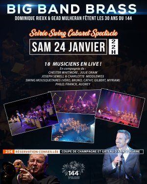 Big Band Brass fête les 30ans du 144 Dance Studio