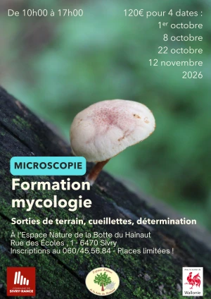 Mycologie : formation microscopie 2026
