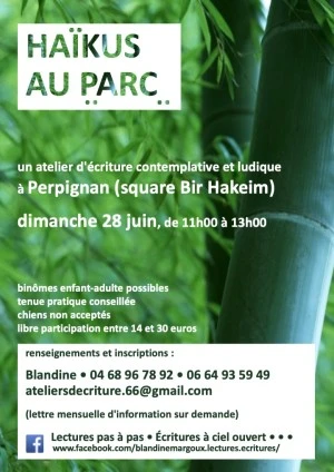 Haïkus au parc • Écrire en s'amusant
