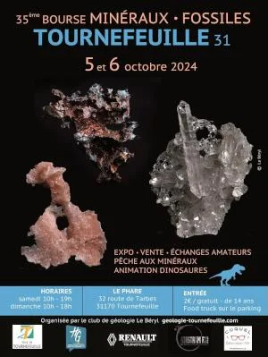 35ème Bourse aux Minéraux et Fossiles de Tournefeuille