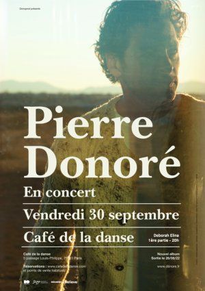 Pierre Donoré au Café de la Danse à Paris le 30/09