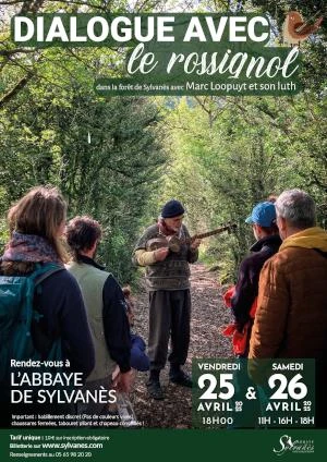 Dialogue avec le Rossignol dans les bois de Sylvanès 