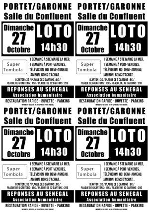 Grand loto humanitaire