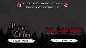 Concert The Slaughters & Yearn for Change