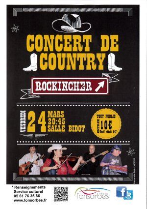 Concert de country "ROCKINCHER"
