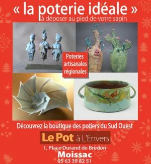 La poterie idéale pour Noël au Pot à l'Envers à Moissac.