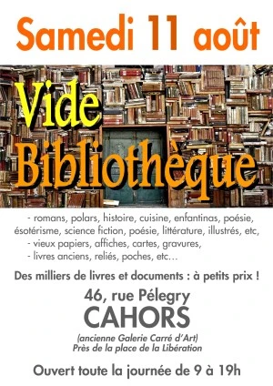 Grand « Vide BIBLIOTHÈQUE »