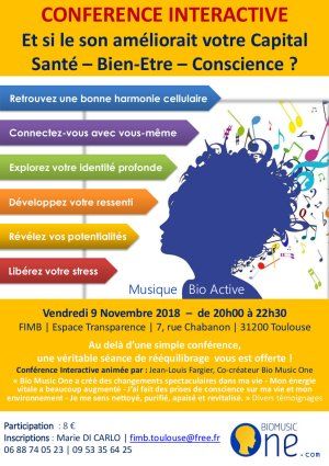 Conférence Interactive Bio Music One