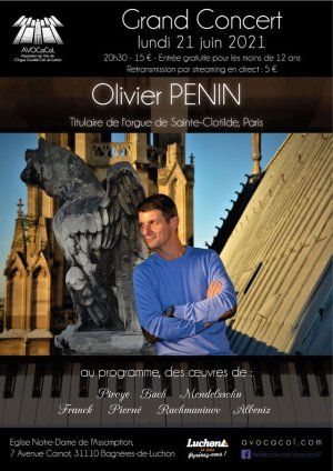 GRAND CONCERT D'ORGUE par Olivier PENIN