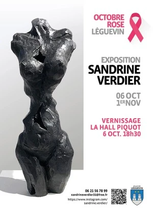 Exposition Sandrine Verdier a l'occasion d'Octobre Rose