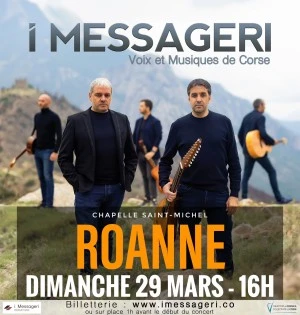 Concert groupe I MESSAGERI - Voix et musique de Corse