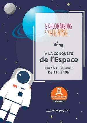 Les enfants à la conquête de l'espace à Aushopping Englos les Géants