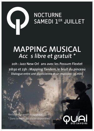 Nocturne : Mapping artistique et sonore