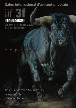 Capton expose au salon art3f de Toulouse