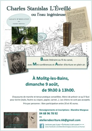 Charles Stanislas L'Éveillé ou L'eau ingénieuse • Balade & Atelier d'écriture