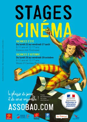 Stages cinéma pour les jeunes fin août à Toulouse