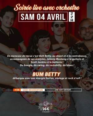 Soirée dansante avec l'orchestre BUM BETTY