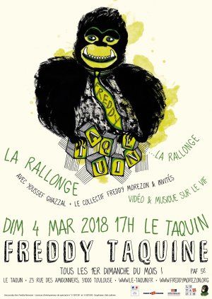 Freddy Taquine... La Rallonge - vidéo et musique sur le vif