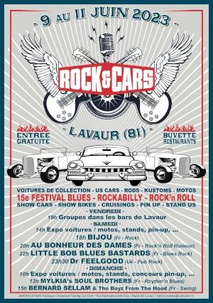 Festival ROCK'&'CARS à Lavaur (81) du 9 au 11 juin 2023