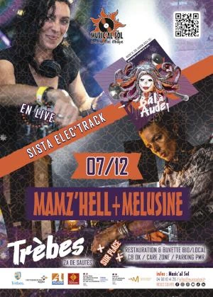 Sets techno en live de MAMZ'HELL + MELUSINE