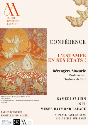 Conférence : L'estampe en ses états !