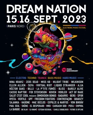 15 & 16 septembre 2023 – FESTIVAL DREAM NATION – PARIS NORD 