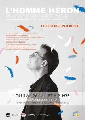 L'Homme Héron en concert spectacle poétique au Festival Off Avignon