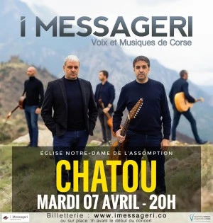 Concert groupe I MESSAGERI - Voix et musique de Corse