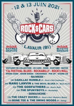 Festival ROCK'&'CARS à Lavaur (81) les 12 et 13 juin 2021