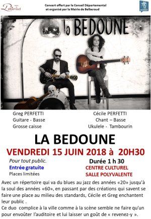 CONCERT LA BEDOUNE