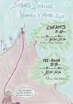 STAGE D'ESCALADE - VACANCES D'HIVER