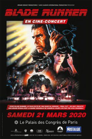Le film Blade Runner à voir en ciné concert au Palais des Congrès de Paris