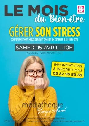 Atelier "mois du bien-être" gérer son stress