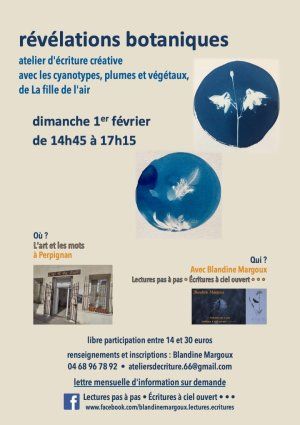 Révélations botaniques • Atelier d'écriture créative