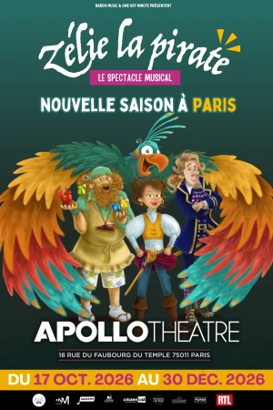 Zélie La Pirate revient à Paris à l'Apollo Théâtre