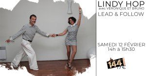 Lindy hop "lead and follow"