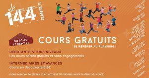 Les 15 jours gratuits au 144 !