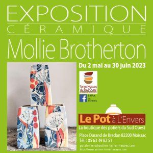 Exposition Mollie Brotherton au Pot à l'Envers à Moissac.