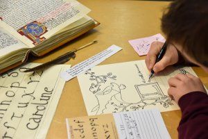 Atelier enfants - La calligraphie médiévale