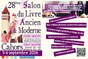 28e salon du livre ancien et moderne de Cahors