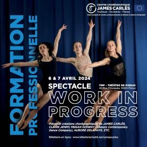 La formation professionnelle en scène - Spectacle Work in progress le 6 & 7 avril 2024