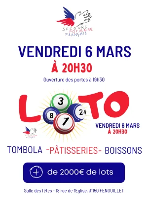 Loto solidaire du Secours populaire