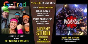 G-TRAD + POGOSTICKS - Retour des soirées